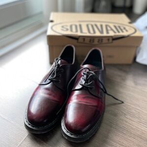 Solovair Vegan Range 3 Eye Gibson Shoes